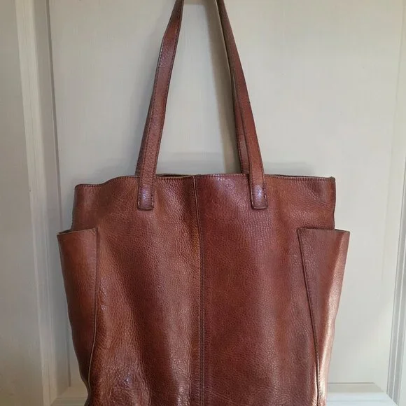 Duluth Lifetime Leather Tote Bag brown - Picture 2 of 7